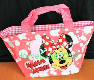 NEW ARRIVAL MINNIE MOUSE~ ROSE PINK GIRLS COMESTIC TOTE HANDBAG MAKE 