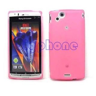 Pink TPU Silicone Gel Case Cover For Sony Ericsson Xperia ARC S LT15i 