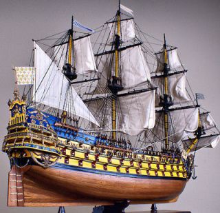Soleil Royal 44 wood model ship tall sailing boat