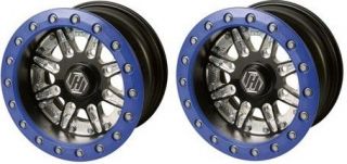 HiPer Sidewinder BLUE Single Beadlock Wheels 12 12x6 3+3 4/110 King 