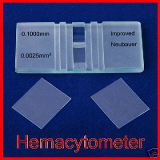 Brand New Neubauer Hemacytometer Blood Count for Microscope Ship From 