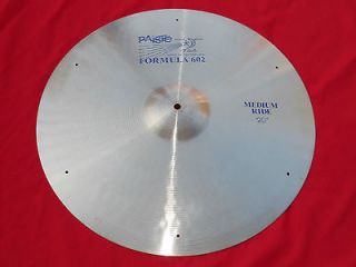 Vintage Paiste 602 Blue Label 20 Medium Ride Cymbal