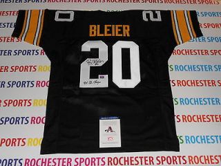 ROCKY BLEIER autographed signed Pittsburgh Steelers Jersey 4X SB 