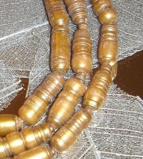 BIWA FRESHWATER PEARLS RINGED LOGS IN ANTIQUE GOLD 17 m