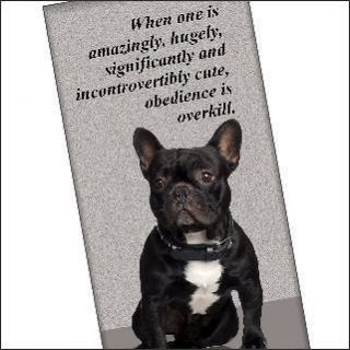 FRENCH BULLDOG NEWw FRIDGE MAGNET OBEDIENCE IS OVERKILL