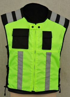 Motorbike Hi Vis Vest Safety Jacket Hi viz Visibility Waistcoat 