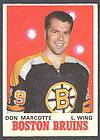 1970 71 OPC O PEE CHEE 138 DON MARCOTTE RC BRUINS EX BOSTON HOCKEY 