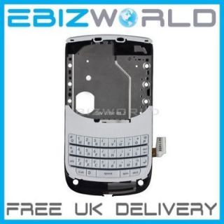 WHITE SLIDER CHASSIS BLACKBERRY TORCH 9800 KEYPAD MIDDLE MAINBOARD 