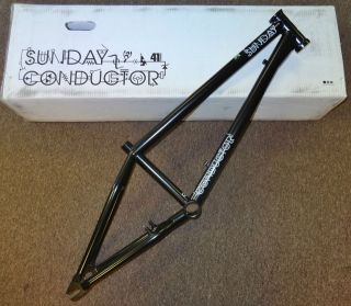   Conductor Frame in Magic Black 21 inch Top Tube for 20 inch Wheels