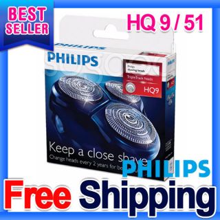 Original Philips 3Head Replacement Shaving Heads HQ9 per Packaging 
