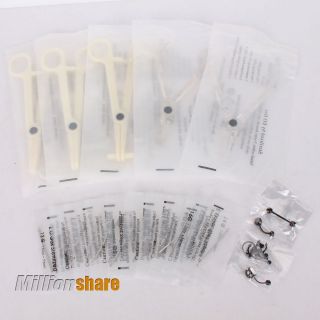   High Quality Professional Body Piercing Kit Tools Jewelry Needles 25