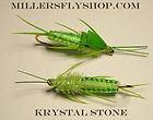 Woven Stonefly Nymph Crystal Chartreuse size 8