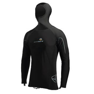 Lavacore Mens Long Sleeve Hooded Shirt Large   for Scuba and Water 