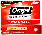 Orajel Toothache Pain Gel Max Strength Benzocaine 20% ***NEW .45oz