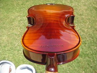 VIOLIN BLUEGRASS FIDDLE. ROTHENBERG BRAND ON BACK. CASE AND BOW 