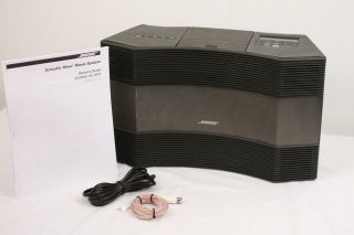 Bose Wave Music System CD 3000 (Graphite) Radio CD With Remote 