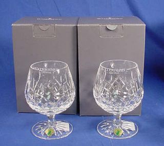 Waterford 12OZ Crystal Brandy Glasses/Snifters LISMORE NIB