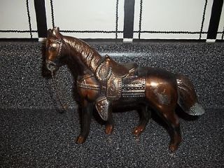 brass horse statue in Collectibles