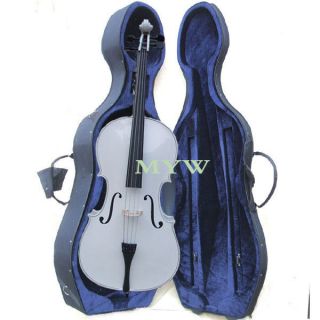 solid wood 4/4 cello kit handmade rosin+bow+hard case
