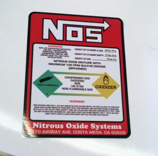 nos bottle sticker in Car & Truck Parts