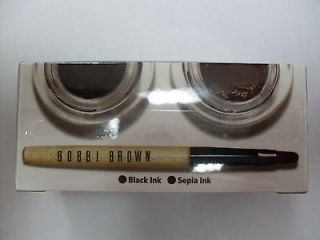 Bobbi Brown(Long Wea​r Gel Eyeliner Set)Eyes gel duo,1 Black ink 