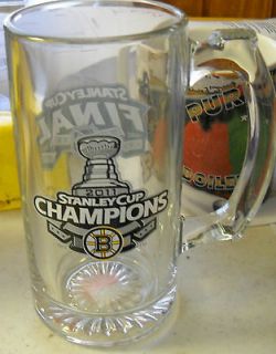 Newly listed BOSTON BRUINS STANLEY CUP FINALS CHAMPS BEER SODA MUG NEW 