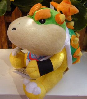 New Super Mario Brothers Bowser Jr. Plush Toy Soft Doll Collectible 
