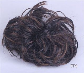 1pc Hair Extensions Scrunchie Ponytail Holders Bun Curly Hairpiece 