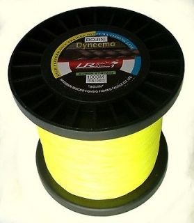 LR BRAID FISHING LINE 130LB 1000M YELLOW SMOOTH 8 STRAND USE ELECTRIC 