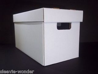   Record   STORAGE BOXES & LIDS white cardboard 7 jukebox 45 45rpm 45s