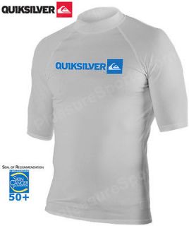 Quiksilver S/S Rashguard 50+ UV Protection  Silver