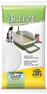 NEW Tidy Cats Breeze Litter Pad Refill 4 Count Cat Pads (Pack of 10)