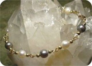 Gemstone Bracelet in 14k Gold Filled or Sterling Silver   Choice of 