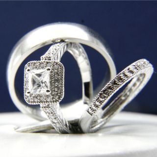 his and hers wedding ring sets in Engagement/Wedding Ring Sets