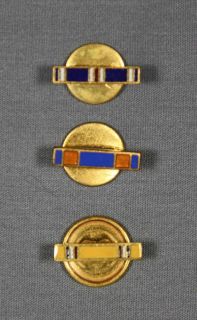 Origianl WW II US Military Medal Lapel Pins Lot of 3