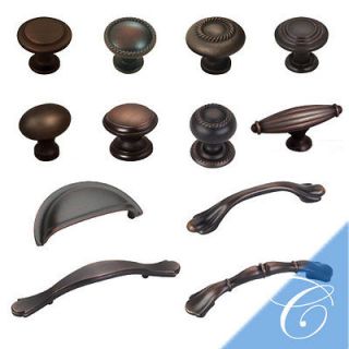 Oil Rubbed Bronze Cabinet Hardware Knobs Pulls & Hinges