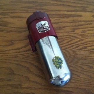  Pyrene Pre 1947~ 1st Push Button Fire Extinguisher w/ Bracket
