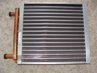 16 x 22 Water to Air Heat Exchanger ,Coil, Outdoor wood Boiler