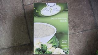 BOX IDEAL PROTEIN BROCCOLI & CHEESE SOUP MIX 7 PACKETS 18G PROTEIN 