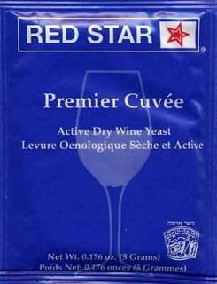   Star Premier Cuvee Yeast, 10x5g Pks   For Red & White Wines   SAVE