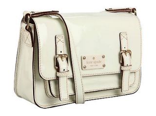   NY FLICKER SCOUT ICE CREAM PATENT LEATHER HANDBAG OFF WHITE NWT
