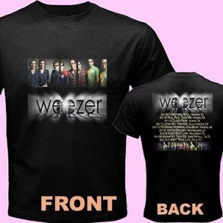 Weezer I Want You To Tour Date 2012 FR71 Tee T  Shirt S M L XL size