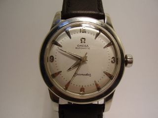   1952 Mans Omega Seamaster Automatic Bumper Stainless Steel 17 Jewels
