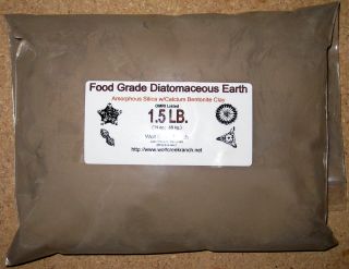 Natural Food Grade Red Lake Diatomaceous Earth 3 lbs