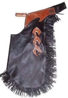 smooth leather chaps in Chaps
