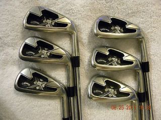 Callaway X 22 Tour Iron set 5 PW RIGHT HANDED Project X Flighted 6.0 