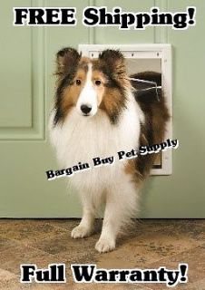 MEDIUM Petsafe Dog Pet Door w/ Security Closing Panel