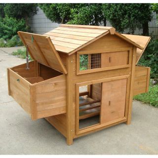   Chicken Coop Nest Box Rabbit Hutch Backyard Poultry Cage Hen House 20