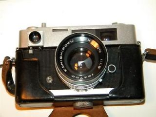 Vintage Camera KONICA Made in Japan Auto SKONISHIROKU HEXANON 11.9 F 