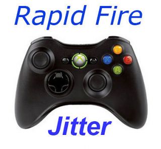 MW3 Call of Duty Black Xbox360 Rapid Fire Modded Controller JITTER 